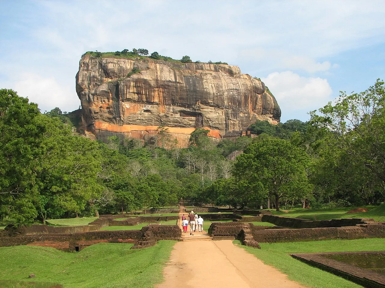 Le rocher de Sigiriya au Sri Lanka